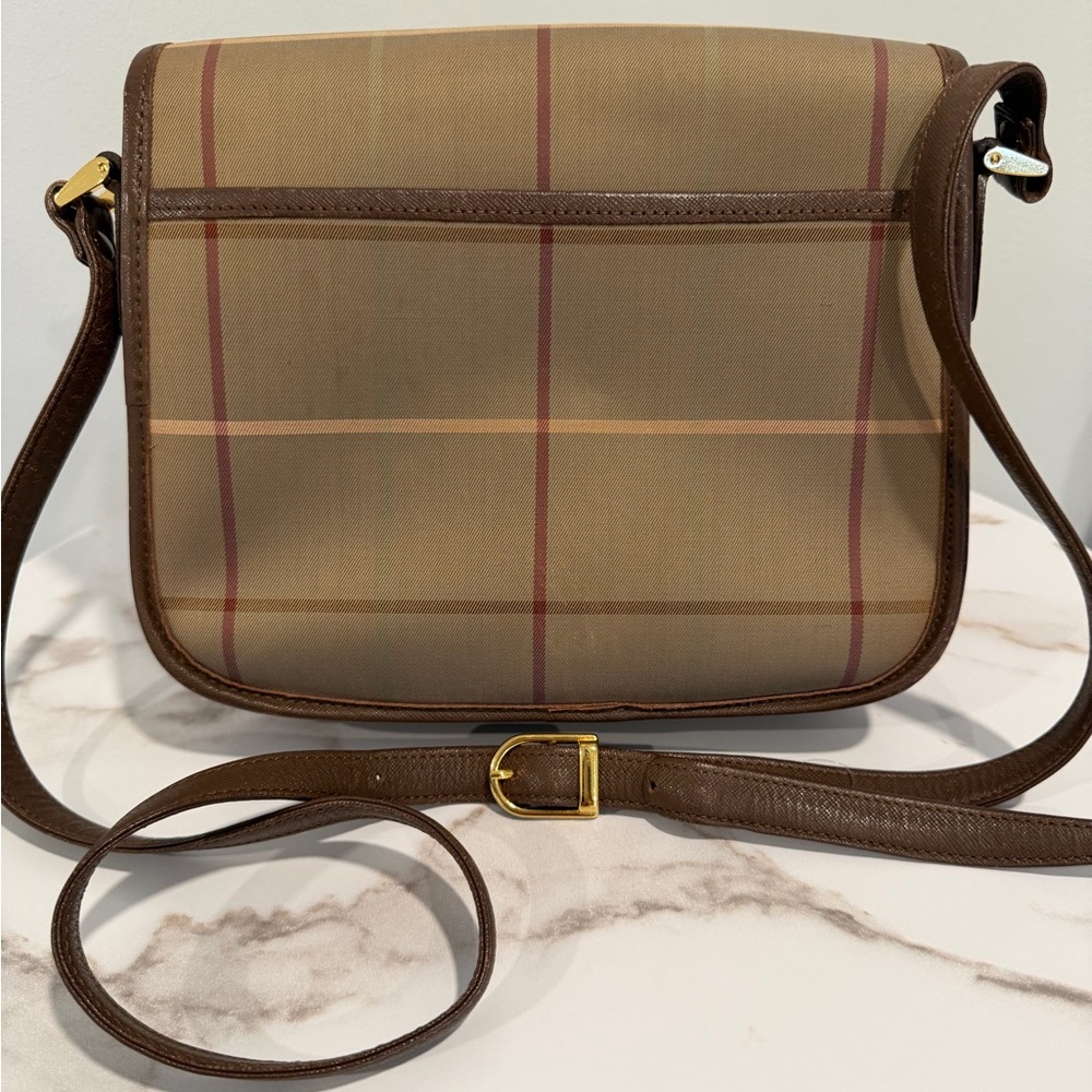 Burberry Tan and Brown Crossbody Bag - Picture 2 of 14